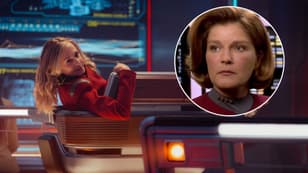 STAR TREK: VOYAGER’s Captain Janeway Defends STARFLEET ACADEMY’s Captain Ake From Online Trolls