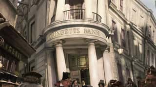 HARRY POTTER Set Photos Reveal First Look At Completed Diagon Alley And Gringotts Bank