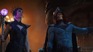 Masters Of The Universe Clip Features A Fun, Very Camp Exchange Between Skeletor And Evil-Lyn