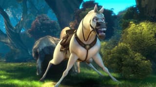 Tangled Set Video Reveals How Disney's Live-Action Remake Will Reimagine Maximus The Horse