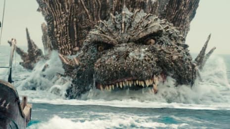 GODZILLA Stalks His Prey On Epic New MINUS ONE IMAX Poster And Still