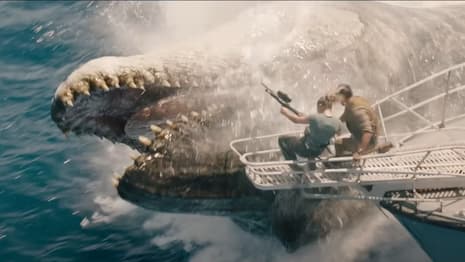 JURASSIC WORLD REBIRTH: The Mosasaurus Attacks In Thrilling First Clip