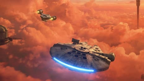 THE MANDALORIAN AND GROGU Stills Showcase The Movie's Live-Action Take On STAR WARS JEDI's BDX Droids