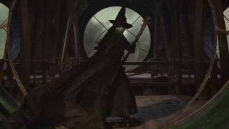 WICKED Set Photos Reveal New Look At Cynthia Erivo's Witch Flying Over Yellow Brick Road - Possible SPOILERS