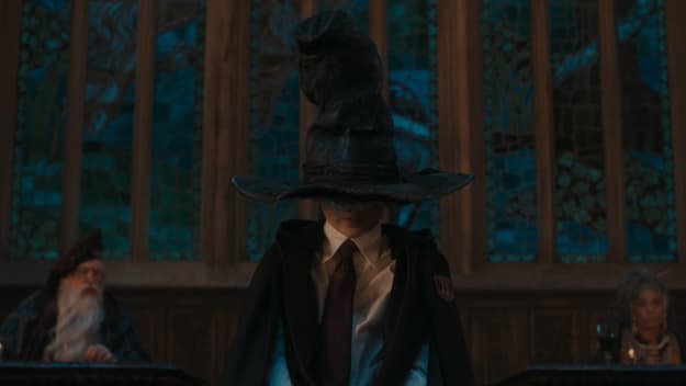 Harry Potter And The Philosopher's Stone Sorting Hat And Hogwarts' House Ghosts Actors Revealed