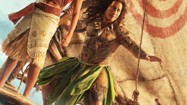 The Ocean Is Calling! New Live-Action Moana Poster Spotlights Disney's Demigod And Wayfinder