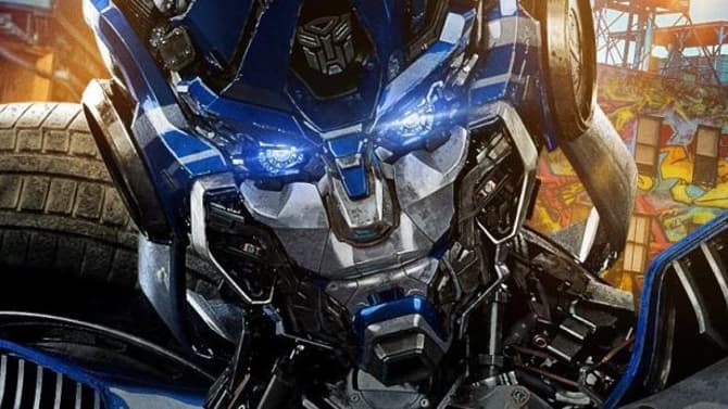 TRANSFORMERS: RISE OF THE BEASTS Character Posters Spotlight Optimus Prime, Mirage, And Optimus Primal