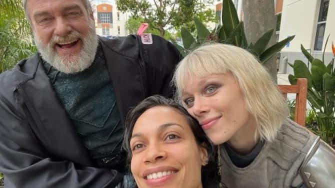 AHSOKA Star Rosario Dawson Shares New BTS Photos From Series While Paying Tribute To The Late Ray Stevenson