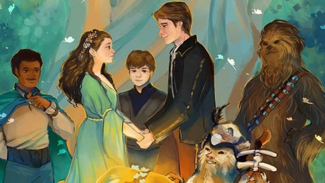 STAR WARS: Book Excerpt And Artwork Reveals What Happened On Princess Leia And Han Solo's Wedding Day