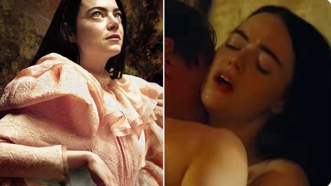 POOR THINGS Director Says Emma Stone Had &quot;No Shame&quot; About Filming Graphic Sex Scenes