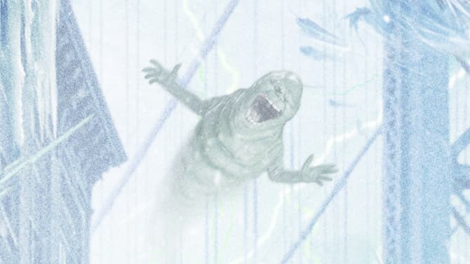 GHOSTBUSTERS: FROZEN EMPIRE Poster Unleashes A Terrifying New Threat On New York City As Slimer Returns