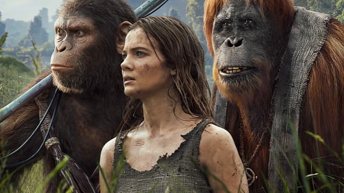 KINGDOM OF THE PLANET OF THE APES Clip Reveals That Freya Allan Is Actually Playing [SPOILER]