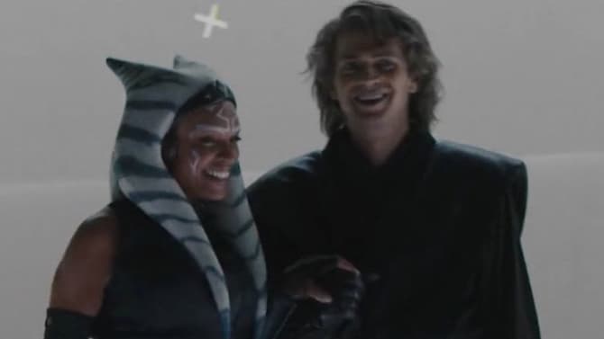 AHSOKA Stars Rosario Dawson And Hayden Christensen Take Us BTS Of ...