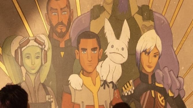 AHSOKA Hi-Res Stills Give Us A Better Look At The STAR WARS REBELS Character Mural