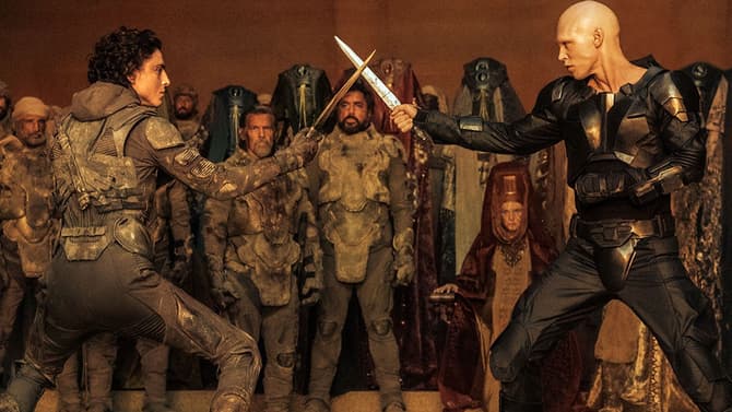 DUNE: PART TWO Stills Pit Paul Atreides Against Austin Butler's Deadly Feyd-Rautha Harkonnen