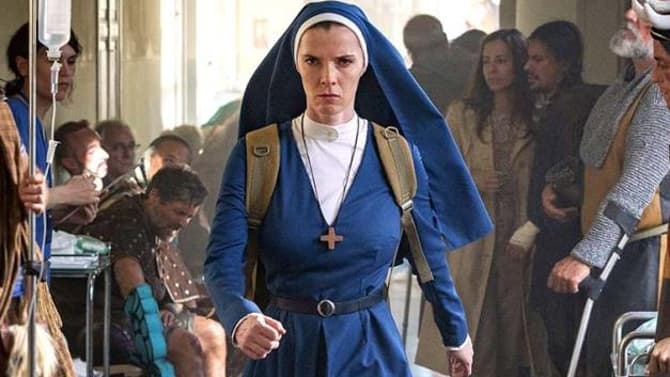 MRS. DAVIS: Betty Gilpin's Nun Is On A Mission To Stop A Dangerous AI In First Teaser