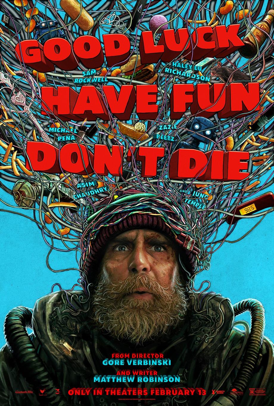 good luck have fun dont die poster