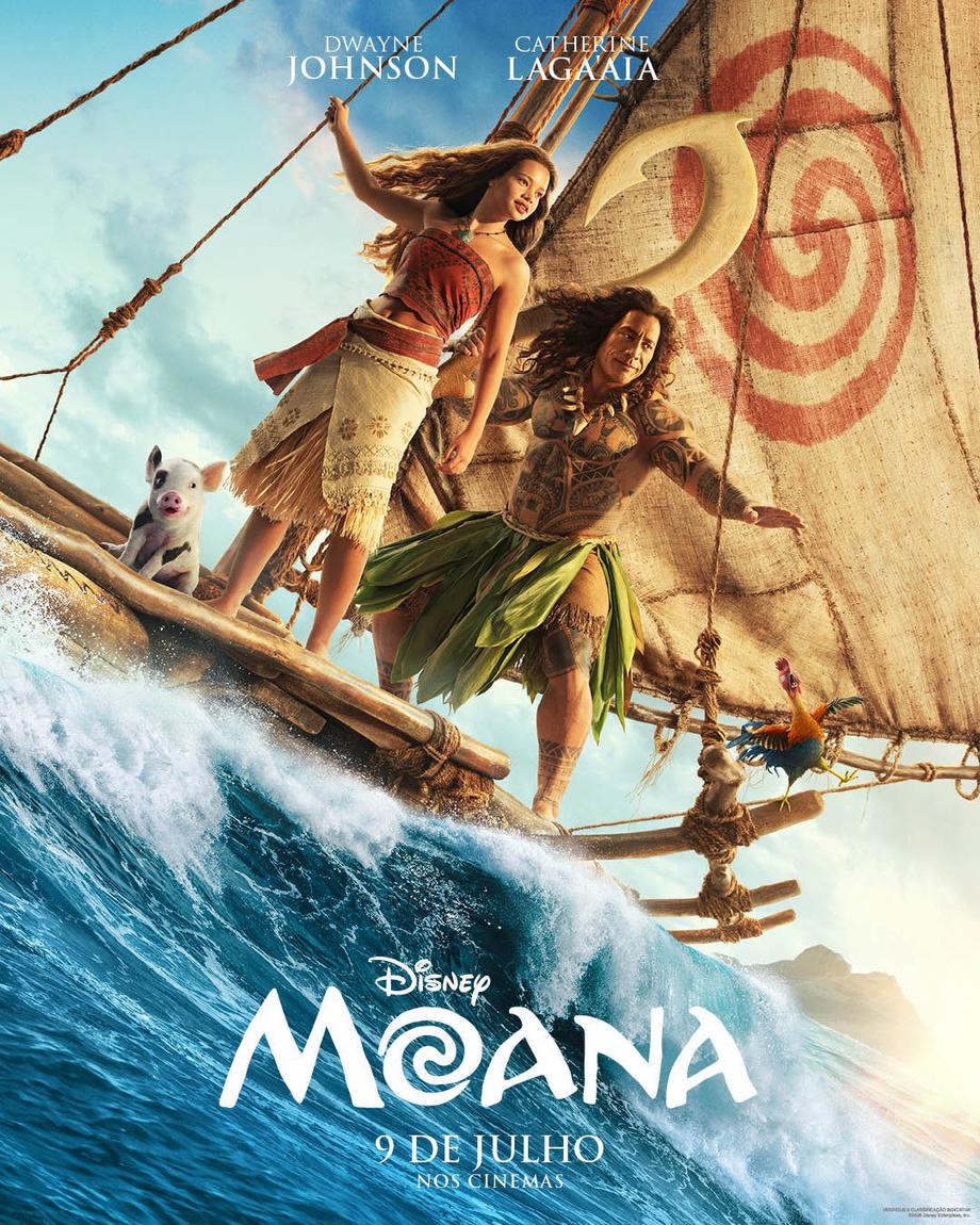 The Rock live-action Moana