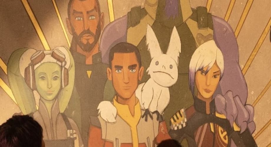 AHSOKA Hi-Res Stills Give Us A Better Look At The STAR WARS REBELS Character Mural