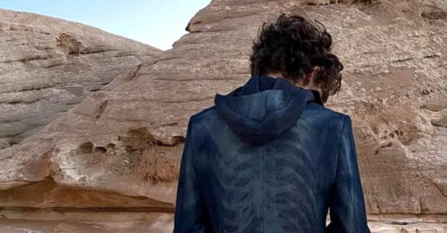 DUNE: PART 2 Star Timothée Chalamet Returns To Arrakis For New Set Photo