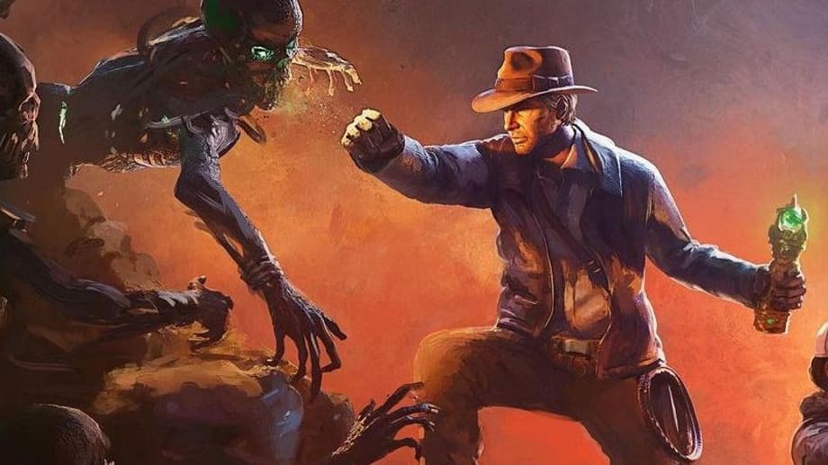 INDIANA JONES AND THE DIAL OF DESTINY Concept Art Shows Indy And Short Round Battling...Zombies?!