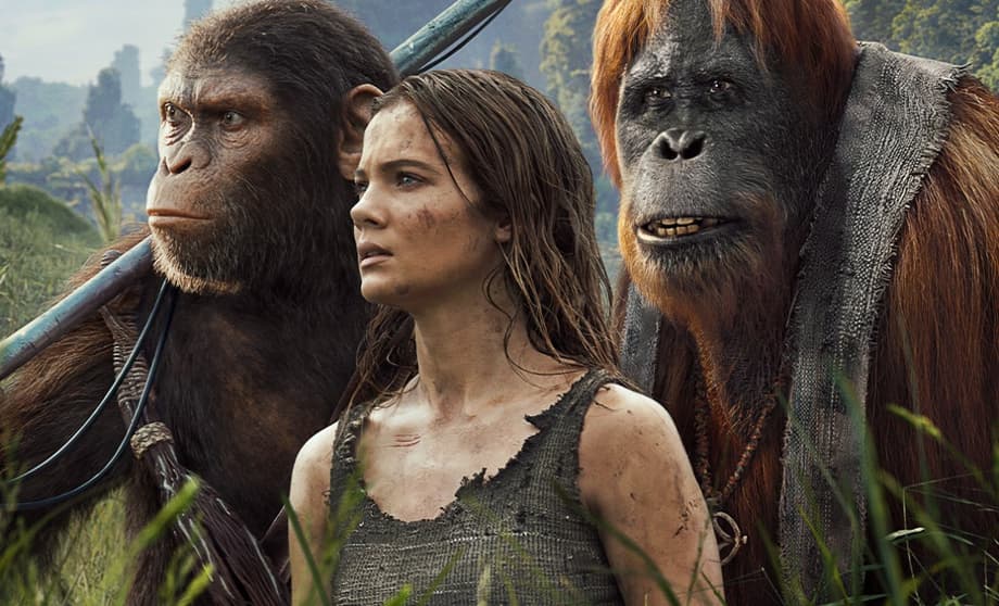 KINGDOM OF THE PLANET OF THE APES Clip Reveals That Freya Allan Is Actually Playing [SPOILER]