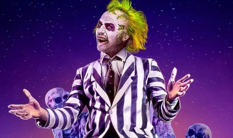 Michael Keaton Returns As BEETLEJUICE In Leaked Image From Tim Burton's Legacy Sequel