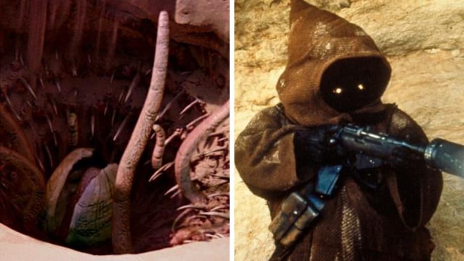 OBI-WAN KENOBI Deleted Scene Featured Darkly Comic Trip To The Sarlacc Pit...And A Drunk Jawa!