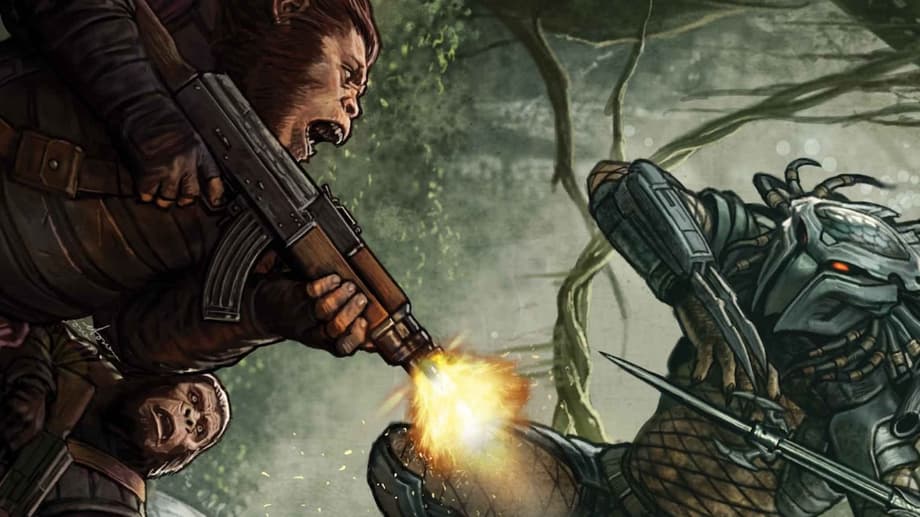 Predator vs. The Planet of the Apes Comic Reveals First Crossover For Iconic Franchises