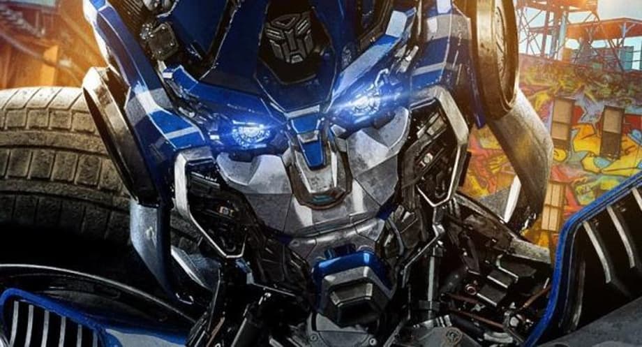 TRANSFORMERS: RISE OF THE BEASTS Character Posters Spotlight Optimus Prime, Mirage, And Optimus Primal