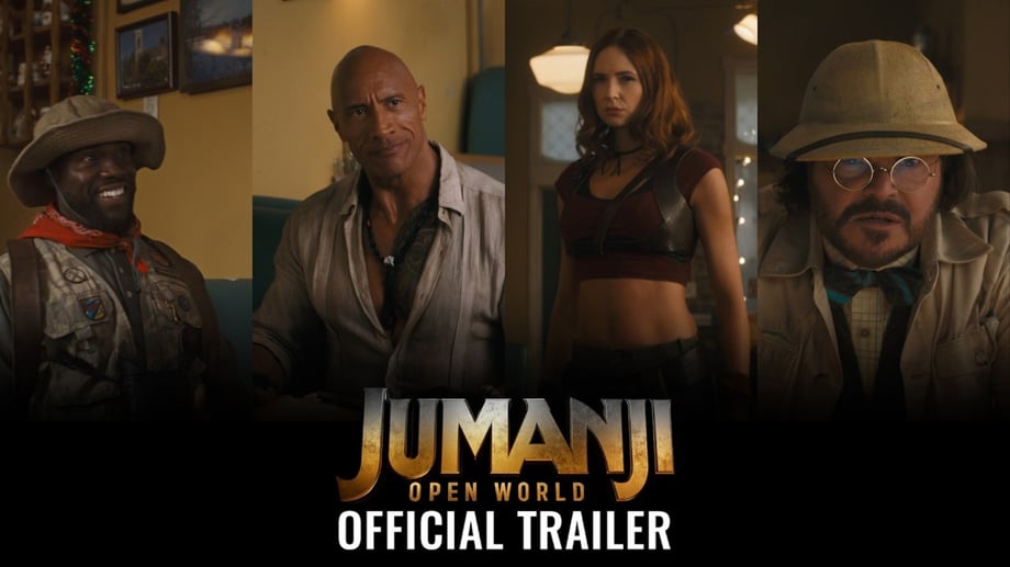 Jumanji: Open World First Trailer Sends The Rock, Kevin Hart, Karen Gillan & Jack Black On One Final Adenture