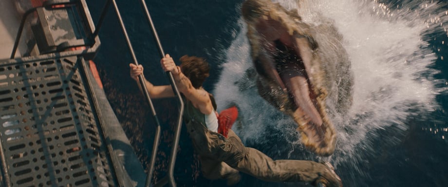 JURASSIC WORLD REBIRTH Footage Description Teases T-Rex Riverboat Sequence, A Giant New Monstrosity & More!
