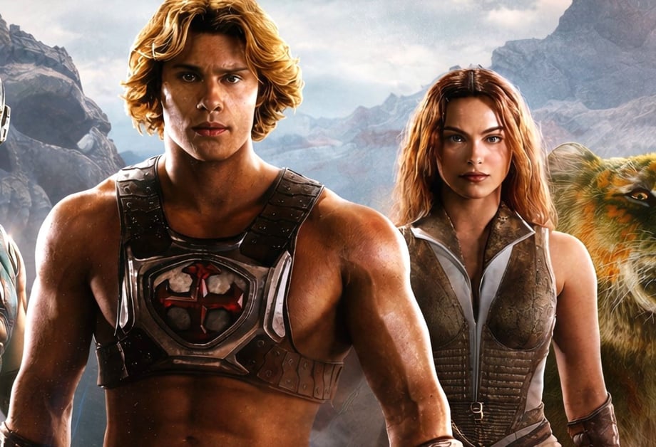 MASTERS OF THE UNIVERSE: He-Man And Teela Feature In New Behind-The-Scenes Image
