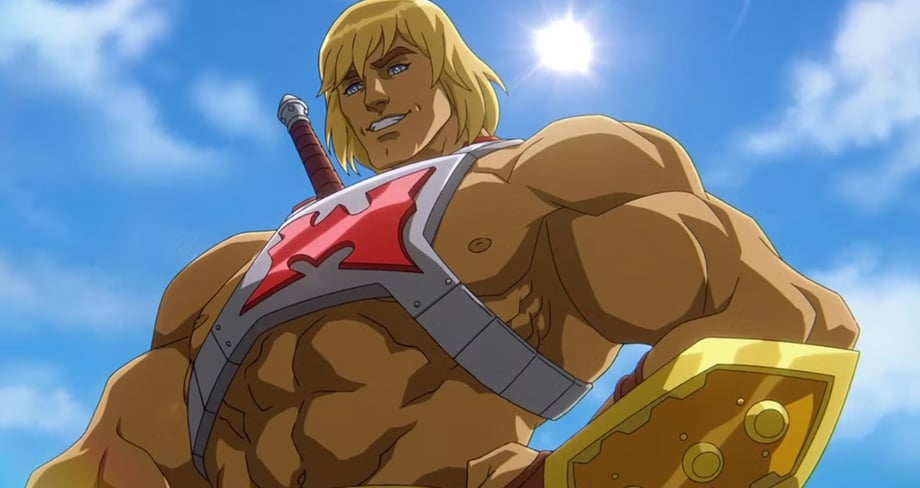 MASTERS OF THE UNIVERSE Star Nicholas Galitzine Reveals (Silhouetted) Look At His He-Man Physique And Costume