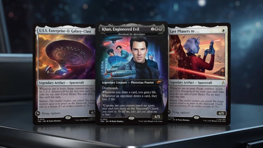 Star Trek Beams Into Magic: The Gathering With Cards Hand-Signed By William Shatner And Kate Mulgrew