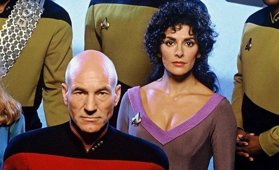 STAR TREK: Patrick Stewart Confirms Rumor About Deanna Troi Having "Three Or Even Four Breasts"