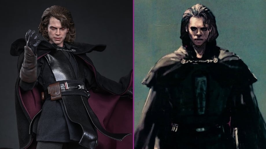 Star Wars Hot Toys Figures Include Dark Side Anakin Skywalker Based On Revenge Of The Sith Concept Art