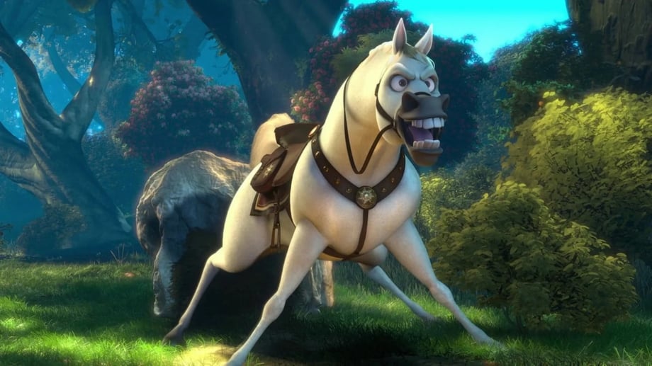 Tangled Set Video Reveals How Disney's Live-Action Remake Will Reimagine Maximus The Horse